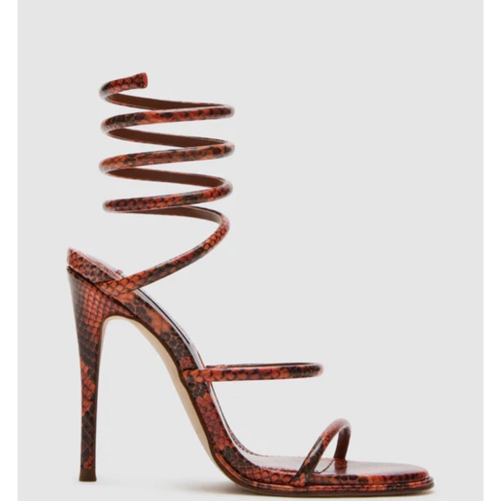 Steve Madden EXOTICA ORANGE SNAKE